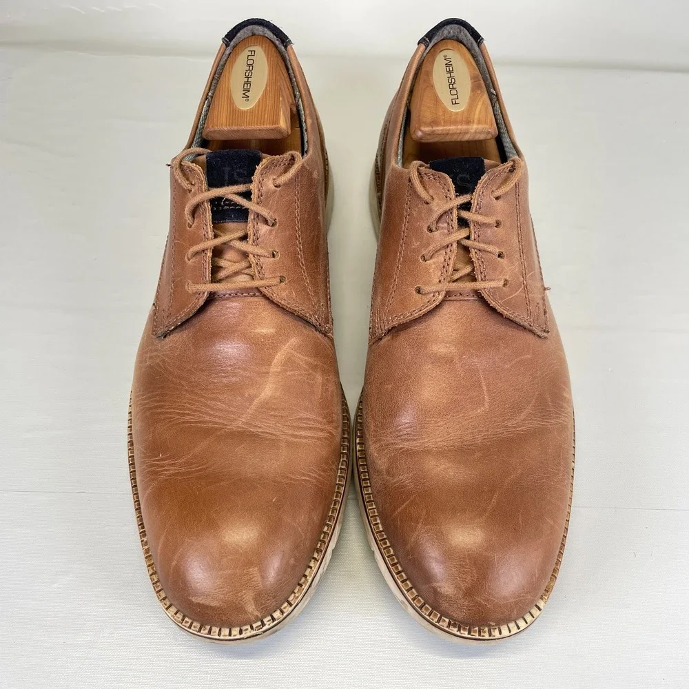 Josef Seibel Tyler Oxford Shoes Mens Size 42 US 9 Brown Leather Lace Up Casual